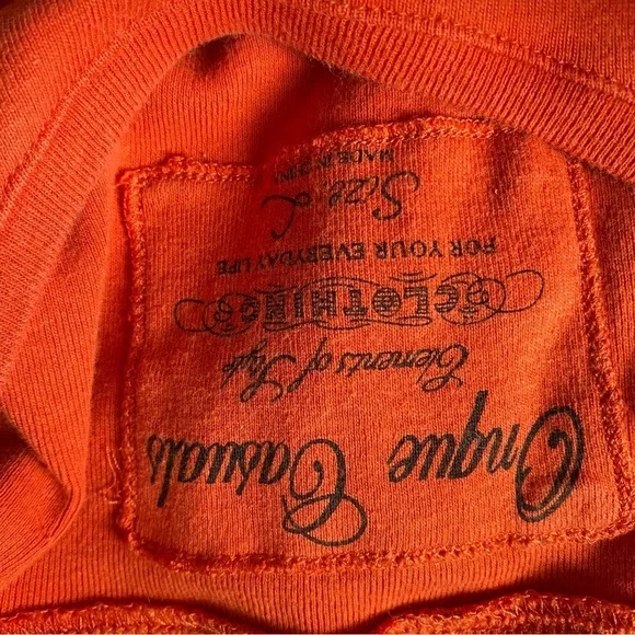 Halloween Tee Onque Casuals Orange Sequin Spider – Large - Picture 8 of 8